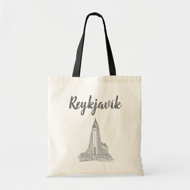 Tote Bag Hallgrímskirkja, Reykjavík, Islande (Devant)