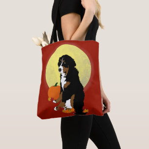 Tote Bag Halloween bernois Mountain Dog