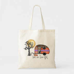 Tote Bag Halloween Camping Vous êtes indigne