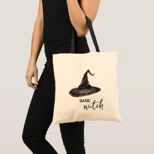 Tote Bag Halloween Casquette de la sorcière de base