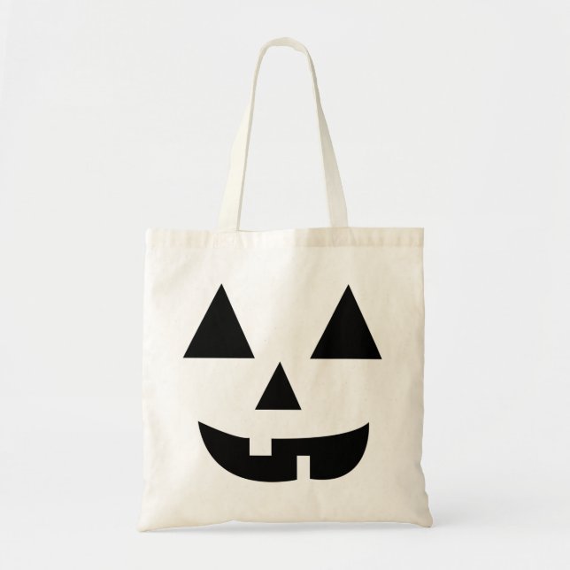 Tote Bag Halloween citrouille (Devant)