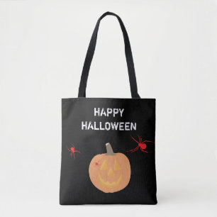 Tote Bag Halloween Citrouille Happy Halloween