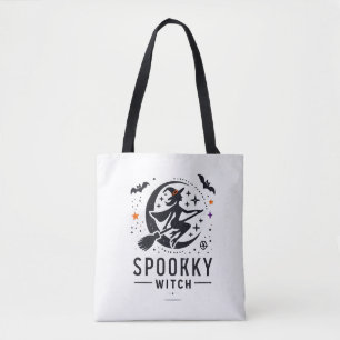 Tote Bag Halloween Conception de sorcière Éffrayante - Vol