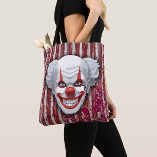 Tote Bag Halloween du Carnaval de Clown déplaisant
