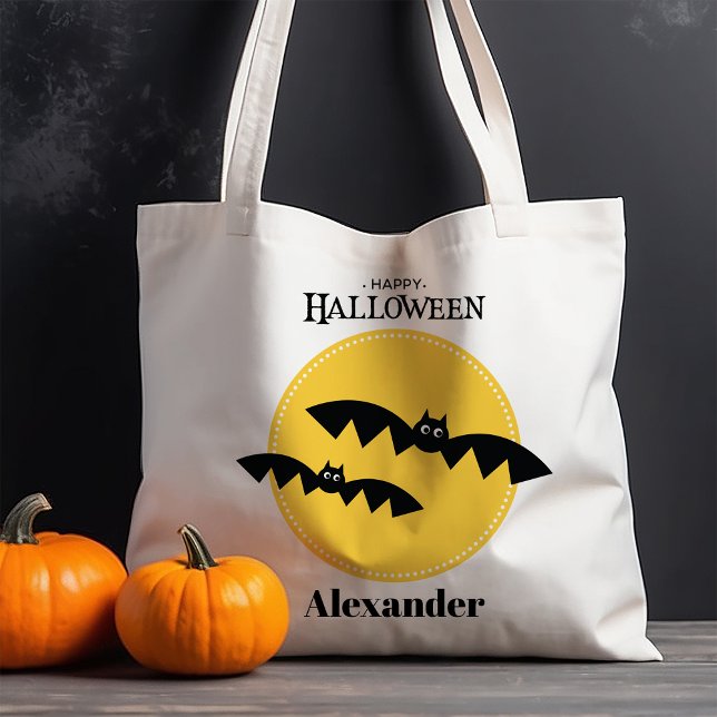Tote Bag Halloween éffrayant chauves-souris (Créateur téléchargé)