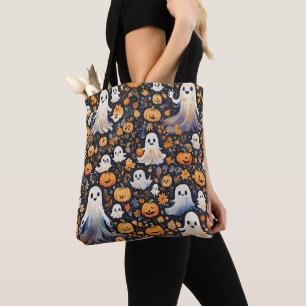 Tote Bag Halloween éffrayant Cute Fantôme