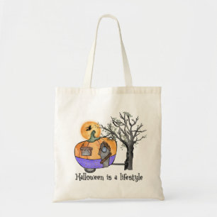 Tote Bag Halloween est un mode de vie   Camper   Remorque