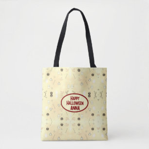 Tote Bag Halloween fantôme mignon