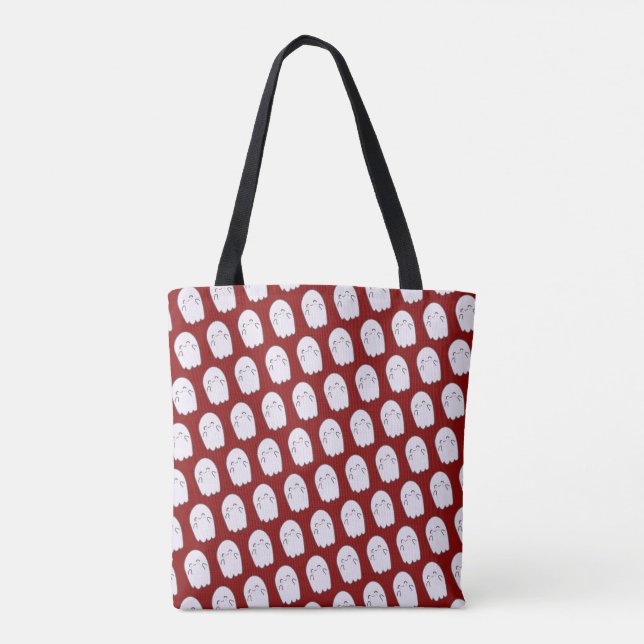 Tote Bag Halloween fantôme mignon (Dos)