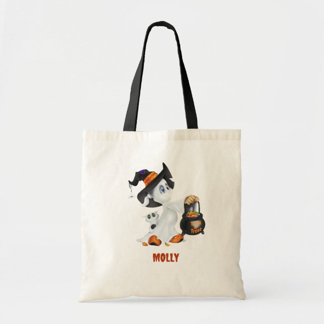 Tote Bag Halloween Ghosts mignons (Devant)