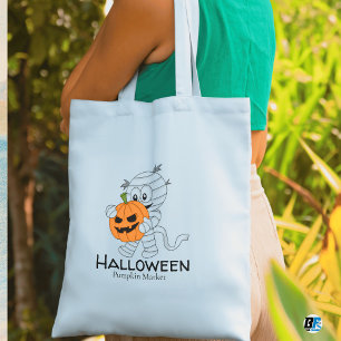 Tote Bag Halloween heureux - Marché Citrouille - Boo mignon