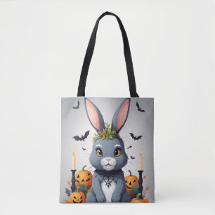 Tote Bag Halloween lapin mignon adorable drôle animal magiq