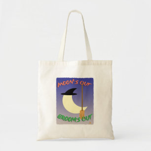 Tote Bag Halloween Lunes de cuisine dehors Brooms Motto