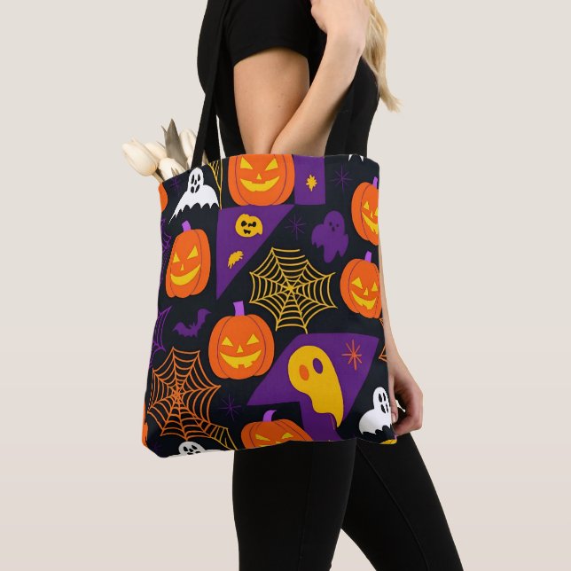 Tote Bag Halloween moderne et éffrayant (De près)