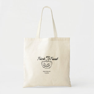 Tote Bag Halloween moderne personnalisé