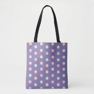 Tote Bag Halloween sans couture motif avec isolat pois