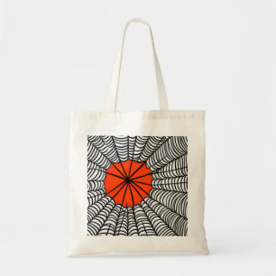 Tote Bag Halloween Spider Web