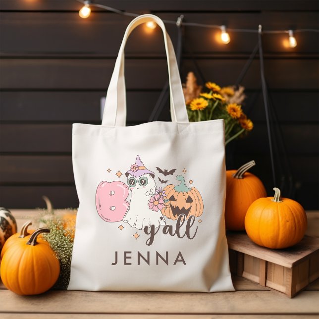 Tote Bag Halloween Super Boo y'all (Créateur téléchargé)