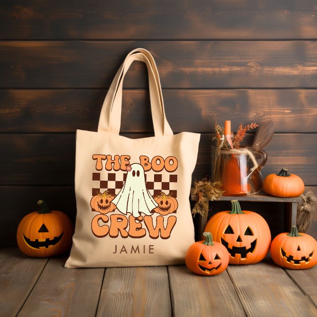 Tote Bag Halloween Super rétro personnalisé (Créateur téléchargé)