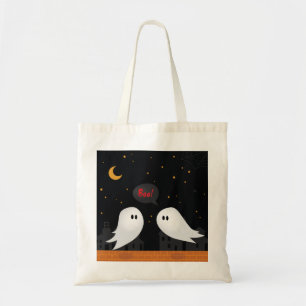 Tote Bag Halloween traite les fantômes de dessins animés en