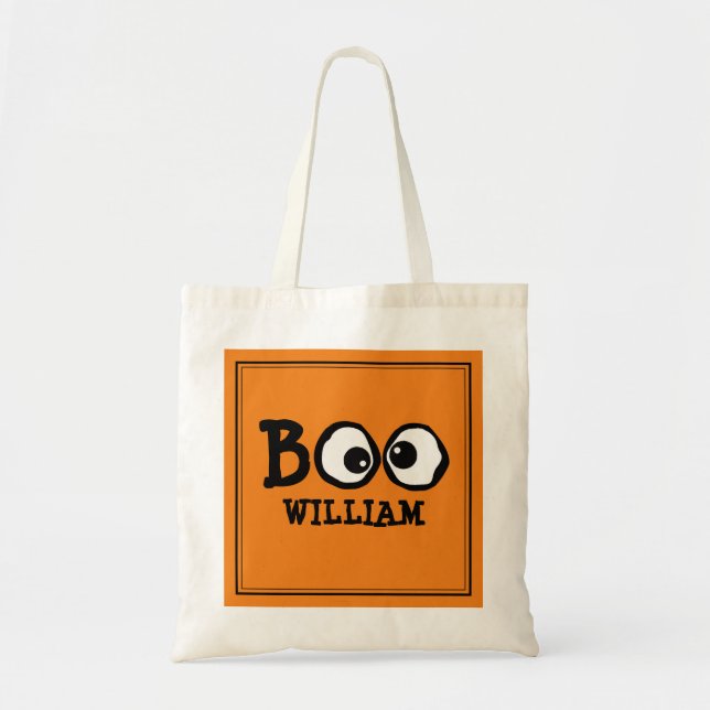 Tote Bag Halloween Trick Ou Traiter Un Simple Fantôme (Devant)