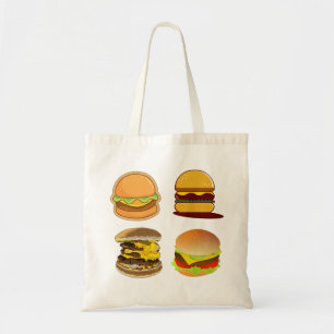 Tote Bag hamburger, cheeseburger, nourriture