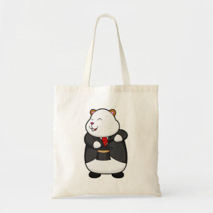 Tote Bag Hamster en magicien avec baguette magique et Casqu