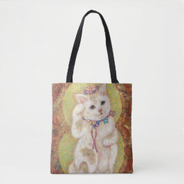 Tote Bag Hana & Takara: Lucky Beckoning Cats