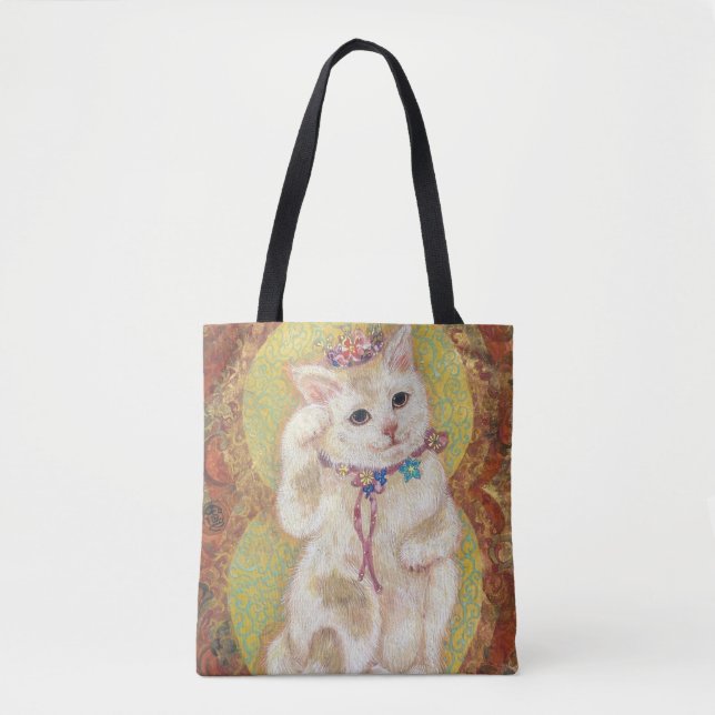 Tote Bag Hana & Takara: Lucky Beckoning Cats (Devant)