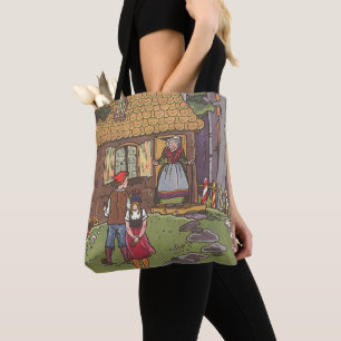 Tote Bag Hansel et Gretel, Vintage Fairy Tale par Hauman