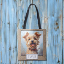 Happy Bright Yorkie Yorkshire Terrier Nom du chien