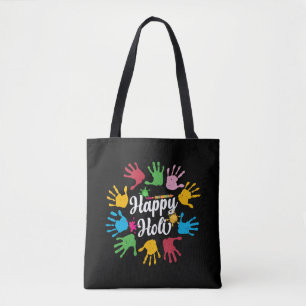 Tote Bag Happy Holi Hands Hindu Holi Festival Cadeaux