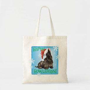Tote Bag Happy Howlidays Scottish Terrier