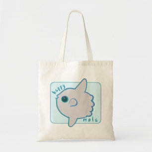 Tote Bag Happy Mola Ocean Sunfish Cute Fourre-tout