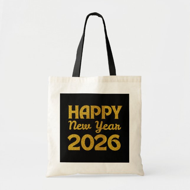 Tote Bag Happy New Year 2026 (Devant)