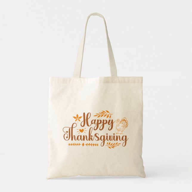 Tote Bag Happy Thanksgiving (Dos)
