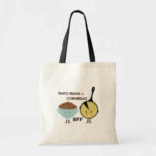 Tote Bag Haricots de Pinto et meilleurs amis de pain de