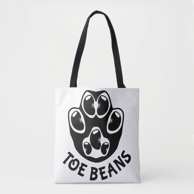 Tote Bag Haricots - Haricots noirs (Devant)