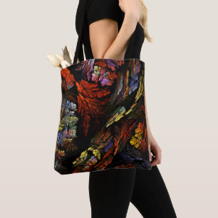 Tote Bag Harmonie des couleurs Art Abstrait