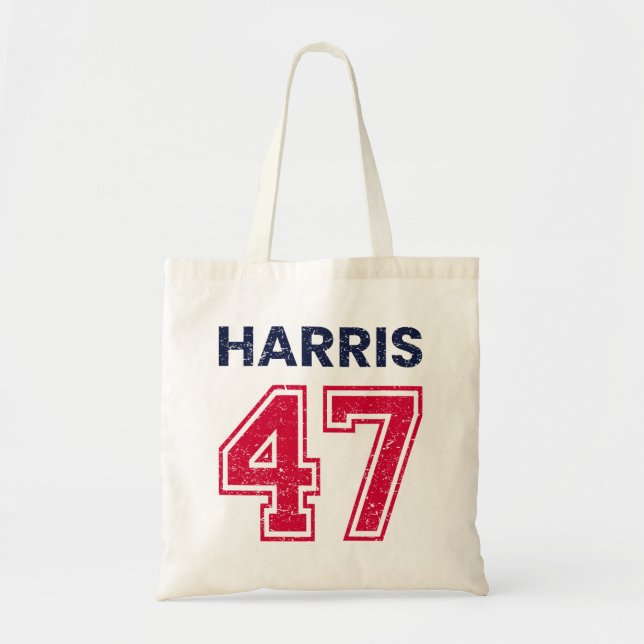 Tote Bag Harris 47 I - Kamala Harris Pour Président (Devant)