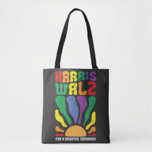 Tote Bag Harris Waltz pour un avenir meilleur Kamala LGBT
