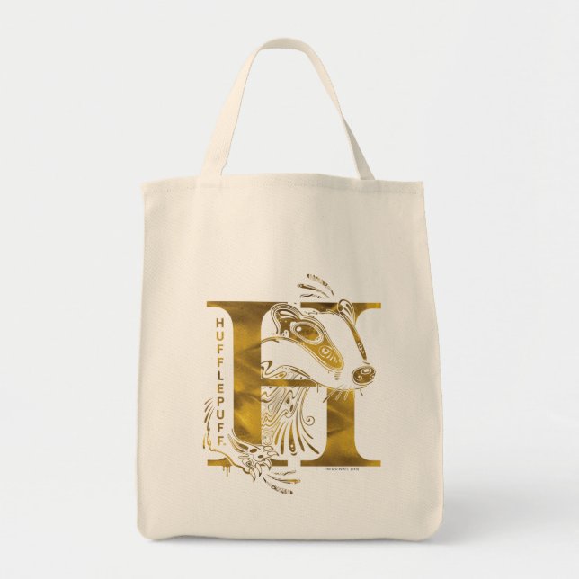 Tote Bag Harry Potter | Aguamenti HUFFLEPUFF™ Graphic (Devant)