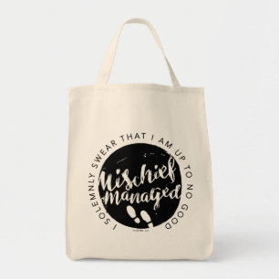 Tote Bag Harry Potter   Cartographie du Maraudeur Typograph