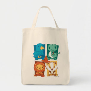 TOTE BAG HARRY POTTER™   CARTOON HOGWARTS™ MAISONS