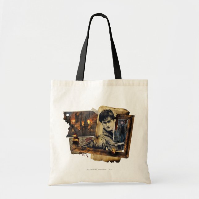 Tote Bag Harry Potter Collage 7 (Devant)