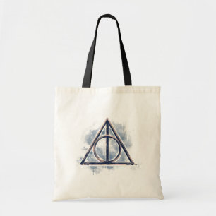Tote Bag Harry Potter   Deathly Hallows Watercolor