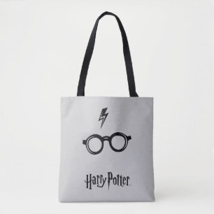 Tote Bag Harry Potter   Éclair de voiture et lunettes