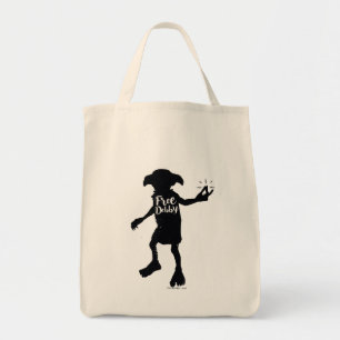 Tote Bag Harry Potter   "Free Dobby" Silhouette Typographie