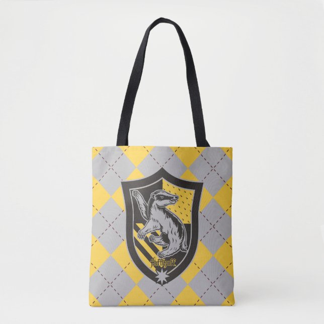 Tote Bag Harry Potter | Hufflepuff House Pride Crest (Devant)