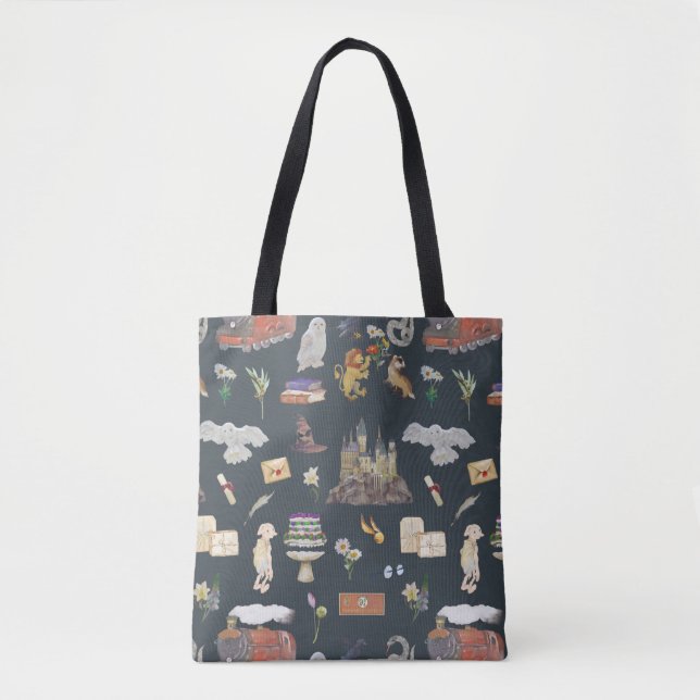 Tote Bag HARRY POTTER™ | Motif icônes (Devant)